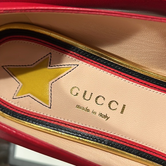 BRAND NEW GUCCI Sylvie Web Accent Leather Pumps size 39 - Picture 9 of 10